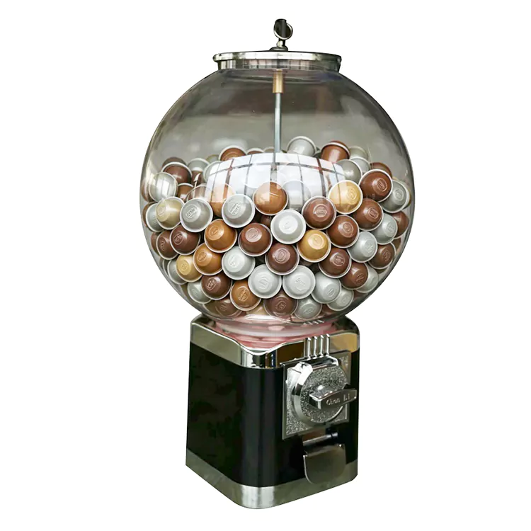 Okrągły ekspres do kawy na kapsułki Gashapon